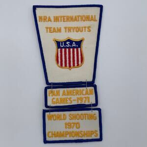 NRA International Team Tryouts U.S.A. Pan American Games 1971 World Shooting VTG